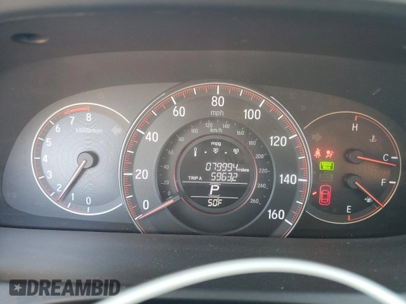 2017 Honda Accord Sedan Sport with VIN 1HGCR2F58HA302502, listed as a Copart auction lot 48702245 with 79,994 mi miles and Salvage Title. Bid and sale history available at carsss.com. Image 9.