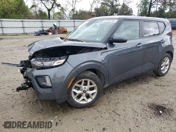 2021 Kia Soul S with VIN KNDJ23AU4M7749771, listed as a Copart auction lot 52768755 with 37,462 mi miles and Salvage Title. Bid and sale history available at carsss.com. Image 1.
