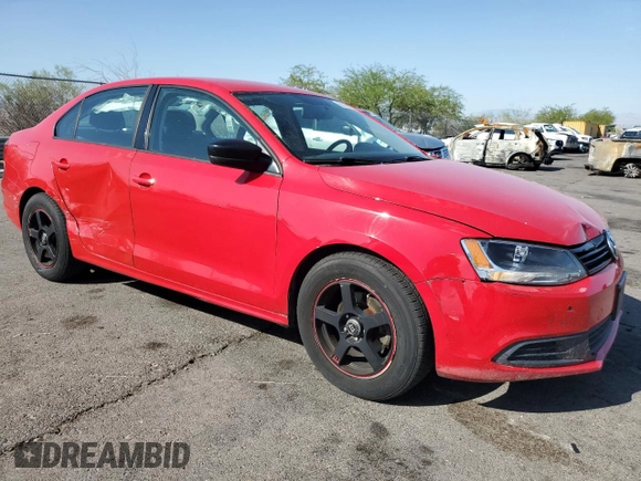 2013 Volkswagen Jetta S with VIN 3VW2K7AJ3DM290737, listed as a Copart auction lot 60168745 with 107,049 mi miles and Salvage title. Bid and sale history available at DreamBid. Image 4.