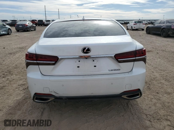 2020 Lexus LS with VIN JTHD51FF0L5011137, listed as a Copart auction lot 84896604 with 44,878 mi miles and Salvage Title. Bid and sale history available at carsss.com. Image 6.