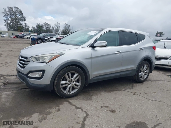 2013 Hyundai Santa Fe 2.0T Sport with VIN 5XYZWDLA6DG069082, listed as a IAAI auction lot 41521260 with 98,580 mi miles. Bid and sale history available at carsss.com. Image 14.