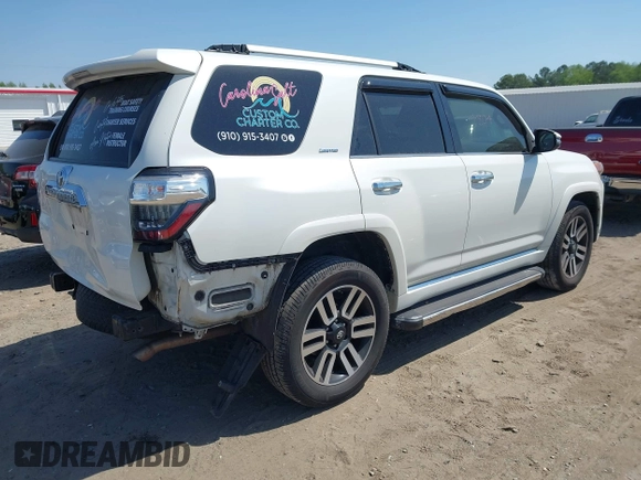 2015 Toyota 4Runner Limited with VIN JTEBU5JR0F5257299, listed as a IAAI auction lot 42029367 with 172,322 mi miles and . Bid and sale history available at carsss.com. Image 4.