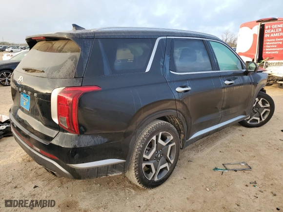 2023 Hyundai Palisade SEL with VIN KM8R44GE1PU511185, listed as a Copart auction lot 44216435 with 38,903 mi miles and Salvage Title. Bid and sale history available at carsss.com. Image 3.