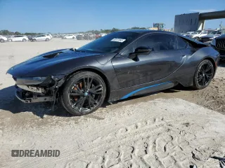 2016 BMW i8 with VIN WBY2Z2C57GV676037, listed as a Copart auction lot 48237045 with 0 mi miles and Clean Title. Bid and sale history available at carsss.com. Image 1.