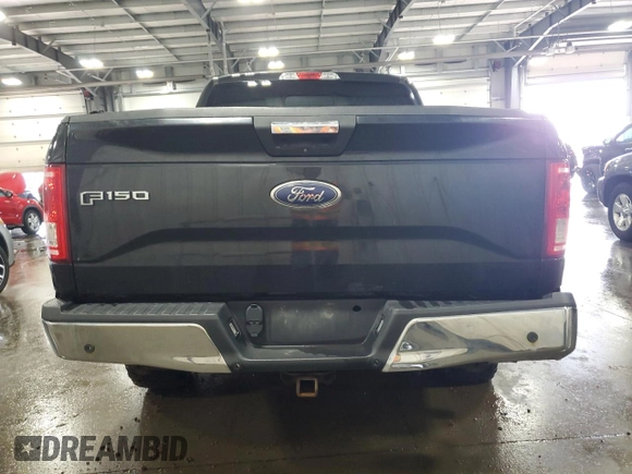2015 Ford F-150 XLT with VIN 1FTEW1EGXFFB70128, listed as a Copart auction lot 50907155 with 152,504 mi miles and Salvage Title. Bid and sale history available at carsss.com. Image 6.