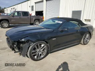 2017 Ford Mustang GT Premium with VIN 1FATP8FFXH5259005, listed as a Copart auction lot 89344785 with 77,139 mi miles and Salvage Title. Bid and sale history available at carsss.com. Image 1.