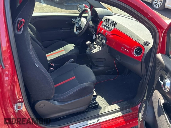 2012 FIAT 500 Abarth with VIN 3C3CFFFH2CT351872, listed as a Copart auction lot 57100835 with 147,399 mi miles and Clean title. Bid and sale history available at DreamBid. Image 5.
