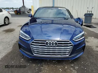 2018 Audi A5 Premium Plus with VIN WAUTNAF5XJA135051, listed as a Copart auction lot 55490655 with 28,152 mi miles and Salvage Title. Bid and sale history available at DreamBid. Image 5.