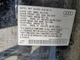 2014 Audi Q7 S line Prestige z VIN WA1DGAFE5ED002505, wystawiony jako Copart lot #56733525 z przebiegiem 102 409 mil mil oraz Szkoda całkowita • Salvage title. Historia ofert i sprzedaży dostępna na DreamBid. Obrazek 14.