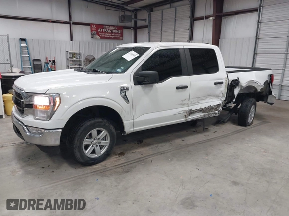 2021 Ford F-150 XL with VIN 1FTEW1C57MFA71572, listed as a IAAI auction lot 41549588 with 82,389 mi miles and . Bid and sale history available at carsss.com. Image 23.