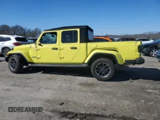 2023 Jeep Gladiator Overland z VIN 1C6HJTFG9PL547578, wystawiony jako Copart lot #47018785 z przebiegiem 36 010 mil mil oraz Szkoda całkowita • Salvage title. Historia ofert i sprzedaży dostępna na DreamBid. Obrazek 2.