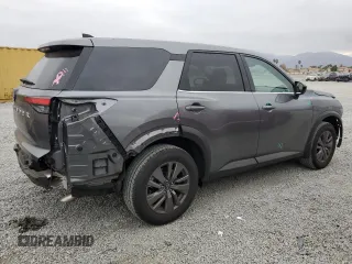 2024 Nissan Pathfinder S with VIN 5N1DR3AAXRC287239, listed as a Copart auction lot 84738974 with 3,891 mi miles and Salvage title. Bid and sale history available at DreamBid. Image 3.
