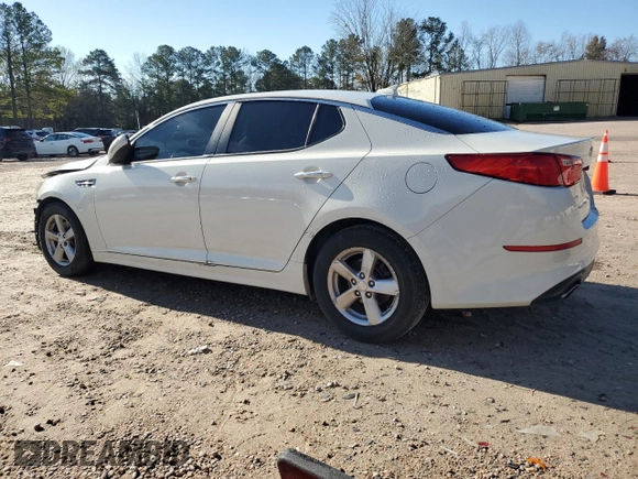 2015 Kia Optima LX with VIN 5XXGM4A7XFG347185, listed as a Copart auction lot 50216465 with 188,409 mi miles and Salvage Title. Bid and sale history available at carsss.com. Image 2.