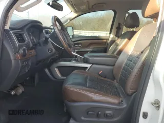 2016 Nissan Titan XD Platinum Reserve with VIN 1N6BA1F47GN510930, listed as a Copart auction lot 82561154 with 146,989 mi miles and Salvage Title. Bid and sale history available at carsss.com. Image 7.