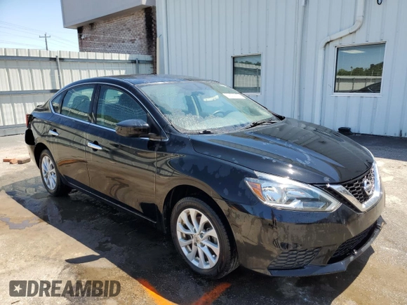 2019 Nissan Sentra SV with VIN 3N1AB7AP7KL626981, listed as a Copart auction lot 52803815 with 111,703 mi miles and Salvage Title. Bid and sale history available at DreamBid. Image 4.