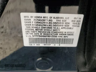 2015 Acura MDX Technology z VIN 5FRYD4H66FB012556, wystawiony jako Copart lot #59626515 z przebiegiem Nie podano mil oraz Czysty tytuł • Clean title. Historia ofert i sprzedaży dostępna na DreamBid. Obrazek 13.
