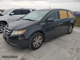 2014 Honda Odyssey EX with VIN 5FNRL5H43EB013787, listed as a Copart auction lot 76484784 with 0 mi miles and Salvage Title. Bid and sale history available at carsss.com. Image 1.