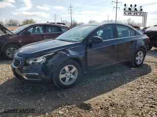 2016 Chevrolet Cruze Limited LT with VIN 1G1PE5SB4G7215192, listed as a Copart auction lot 51168955 with 87,732 mi miles and Salvage Title. Bid and sale history available at carsss.com. Image 1.