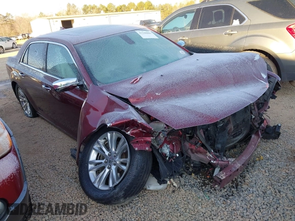 2016 Chrysler 300 with VIN 2C3CCAEG0GH328688, listed as a IAAI auction lot 41340886 with 162,420 mi miles. Bid and sale history available at carsss.com. Image 1.