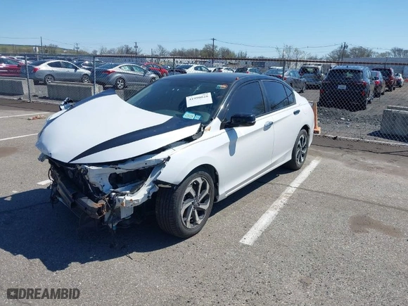 2016 Honda Accord Sedan EX with VIN 1HGCR2F71GA156346, listed as a IAAI auction lot 41990828 with 151,307 mi miles. Bid and sale history available at carsss.com. Image 2.