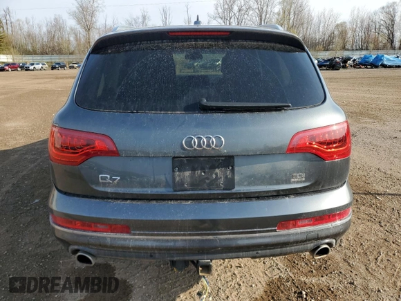 2015 Audi Q7 Premium Plus with VIN WA1LMAFE9FD019507, listed as a Copart auction lot 54137705 with 251,848 mi miles and Clean title. Bid and sale history available at DreamBid. Image 6.