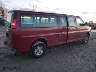 2006 Chevrolet Express Passenger with VIN 1GAHG39U761209771, listed as a Copart auction lot 47220915 with 155,012 mi miles and Clean Title. Bid and sale history available at carsss.com. Image 3.