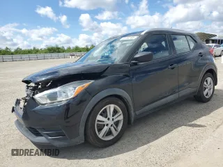 2018 Nissan Kicks SV z VIN 3N1CP5CU1JL532594, wystawiony jako Copart lot #51792105 z przebiegiem 96 896 mil mil oraz Szkoda całkowita • Salvage title. Historia ofert i sprzedaży dostępna na DreamBid. Obrazek 1.