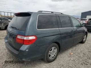 2006 Honda Odyssey EX-L z VIN 5FNRL38786B014188, wystawiony jako Copart lot #57140935 z przebiegiem Nie podano mil oraz Szkoda całkowita • Salvage title. Historia ofert i sprzedaży dostępna na DreamBid. Obrazek 3.
