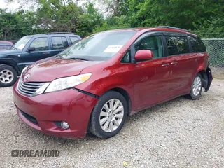 2012 Toyota Sienna XLE with VIN 5TDDK3DCXCS033249, listed as a IAAI auction lot 42324830 with 181,012 mi miles and . Bid and sale history available at DreamBid. Image 2.