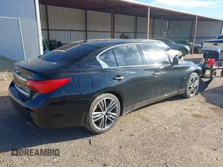 2015 Infiniti Q50 Premium with VIN JN1BV7AR5FM418350, listed as a IAAI auction lot 41622894 with 135,478 mi miles and . Bid and sale history available at carsss.com. Image 4.