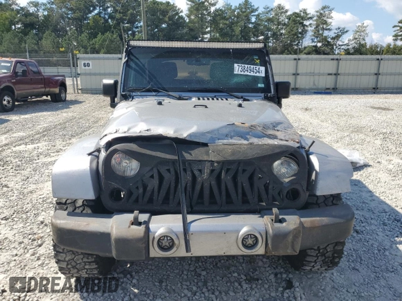 2018 Jeep Wrangler JK Unlimited Sahara with VIN 1C4HJWEG5JL801886, listed as a Copart auction lot 73849454 with 111,016 mi miles and Salvage Title. Bid and sale history available at carsss.com. Image 5.