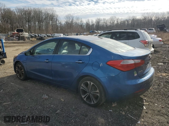 2014 Kia Forte EX with VIN KNAFX4A89E5139049, listed as a Copart auction lot 46754655 with 0 mi miles and Clean Title. Bid and sale history available at carsss.com. Image 2.