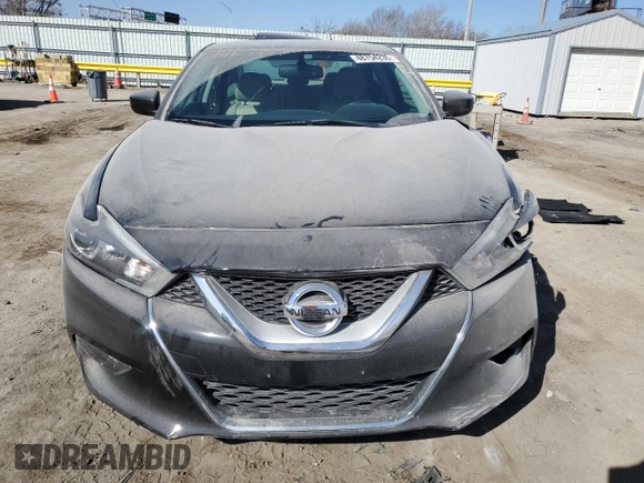 2017 Nissan Maxima S with VIN 1N4AA6AP8HC425563, listed as a Copart auction lot 48754235 with 50,812 mi miles and Salvage Title. Bid and sale history available at DreamBid. Image 5.