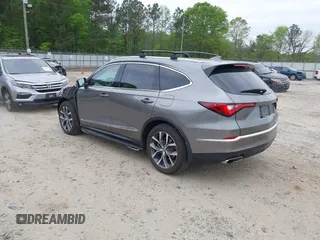2023 Acura MDX Technology with VIN 5J8YE1H46PL039316, listed as a IAAI auction lot 42031513 with 20,743 mi miles and . Bid and sale history available at DreamBid. Image 3.