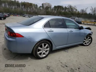 2005 Acura TSX with VIN JH4CL96825C006067, listed as a Copart auction lot 52717145 with 86,793 mi miles and Salvage Title. Bid and sale history available at carsss.com. Image 3.