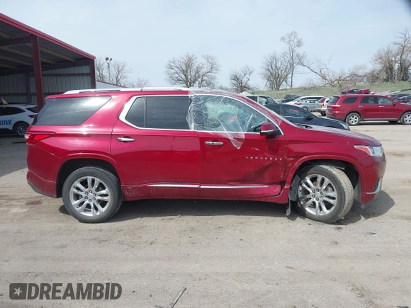 2018 Chevrolet Traverse High Country with VIN 1GNEVKKW0JJ106147, listed as a IAAI auction lot 41995736 with 95,512 mi miles. Bid and sale history available at carsss.com. Image 13.