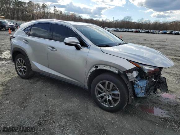 2016 Lexus NX 300h with VIN JTJBJRBZ2G2038184, listed as a Copart auction lot 44702414 with 53,924 mi miles. Bid and sale history available at carsss.com. Image 4.