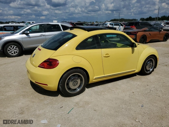 2012 Volkswagen Beetle 2.5L w/Sun/Sound/Nav PZEV with VIN 3VWJP7AT0CM637504, listed as a Copart auction lot 74178144 with 0 mi miles and Non Repairable. Bid and sale history available at carsss.com. Image 3.
