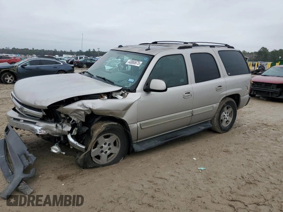 2005 Chevrolet Tahoe LS with VIN 1GNEC13T75R186414, listed as a Copart auction lot 43065675 with 267,169 mi miles and Salvage Title. Bid and sale history available at carsss.com. Image 1.