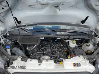2023 Ford Transit with VIN 1FTBW1YG7PKB75200, listed as a Copart auction lot 60850425 with 59,145 mi miles and Salvage title. Bid and sale history available at DreamBid. Image 12.