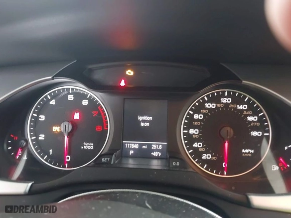2012 Audi A4 2.0T Premium Plus with VIN WAUFFAFL9CN011096, listed as a IAAI auction lot 41698678 with 117,840 mi miles. Bid and sale history available at carsss.com. Image 7.