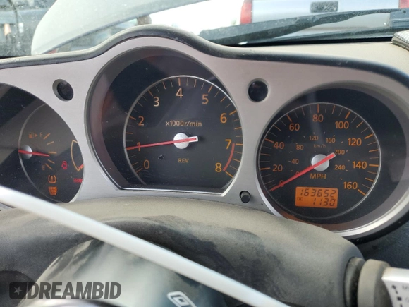 2006 Nissan 350Z Touring z VIN JN1AZ34D16M330498, wystawiony jako Copart lot #55139485 z przebiegiem 163 652 mil mil oraz Szkoda całkowita • Salvage title. Historia ofert i sprzedaży dostępna na DreamBid. Obrazek 9.