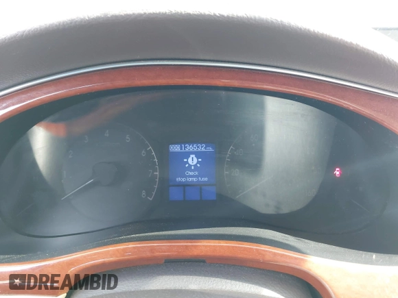 2013 Hyundai Genesis 3.8L with VIN KMHGC4DD3DU221080, listed as a IAAI auction lot 41931903 with 136,532 mi miles and . Bid and sale history available at DreamBid. Image 7.