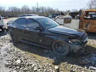 2020 Mercedes-Benz C 43 AMG with VIN 55SWF6EB9LU334120, listed as a Copart auction lot 48083885 with 37,426 mi miles and Salvage Title. Bid and sale history available at carsss.com. Image 4.