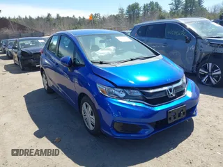 2019 Honda Fit LX with VIN 3HGGK5H43KM721508, listed as a IAAI auction lot 42055497 with 42,781 mi miles and . Bid and sale history available at DreamBid. Image 1.