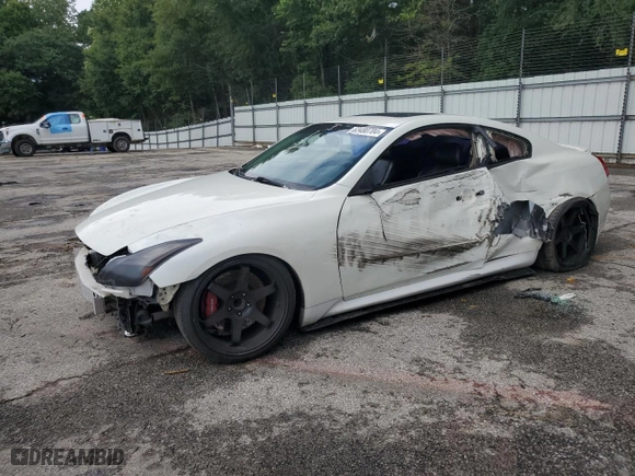 2008 Infiniti G37 Coupe Journey with VIN JNKCV64E78M127127, listed as a Copart auction lot 63480704 with NaN miles and Salvage Title. Bid and sale history available at carsss.com. Image 1.