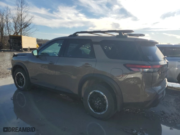 2024 Nissan Pathfinder Rock Creek with VIN 5N1DR3BD4RC214800, listed as a Copart auction lot 42852915 with 105,824 mi miles and Salvage Title. Bid and sale history available at carsss.com. Image 2.