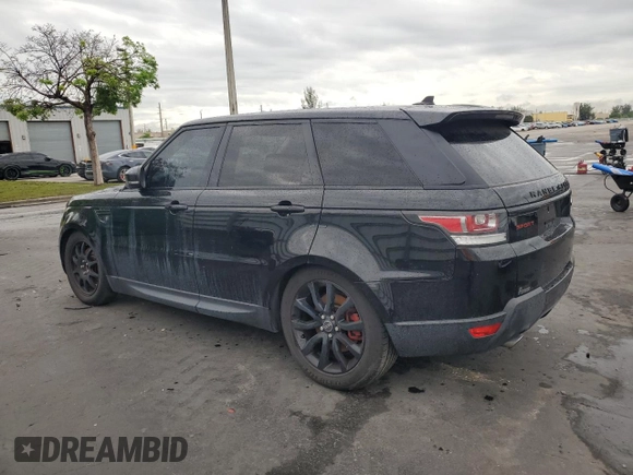 2016 Land Rover Range Rover Sport HSE with VIN SALWR2PF3GA656406, listed as a Copart auction lot 56692815 with 88,165 mi miles and Clean Title. Bid and sale history available at DreamBid. Image 2.