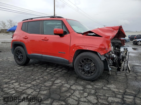 2021 Jeep Renegade Latitude z VIN ZACNJCBBXMPN11991, wystawiony jako Copart lot #48819935 z przebiegiem 43 784 mil mil oraz Szkoda całkowita • Salvage title. Historia ofert i sprzedaży dostępna na DreamBid. Obrazek 4.