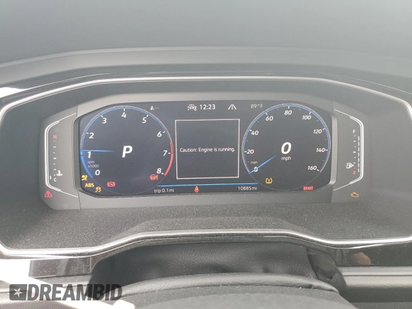 2024 Volkswagen Jetta GLI 40th Anniversary Edition with VIN 3VW9T7BU7RM047704, listed as a Copart auction lot 69902454 with 10,885 mi miles and Salvage title. Bid and sale history available at DreamBid. Image 9.